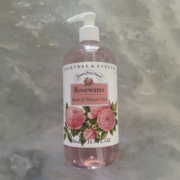 CRABTREE & EVELYN Rosewater BATH & SHOWER GEL 500ml 16.9 Fl OZ New BIG - View #7